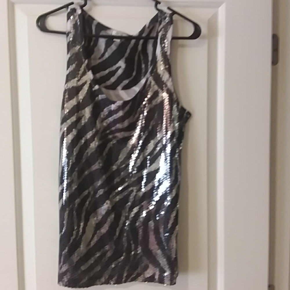 Cache sleeveless tank blouse